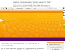 Tablet Screenshot of coupling-media.de